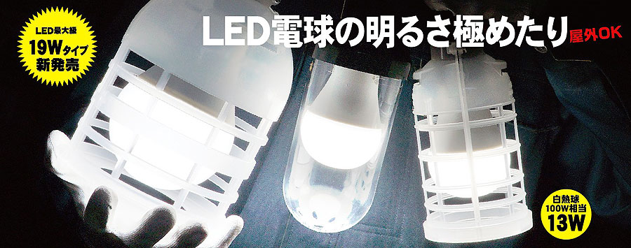 強力LED電球